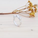 Anillo Zig Zag-Corona de Plata de Ley - Imagen 3