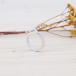 Anillo Zig Zag-Corona de Plata de Ley