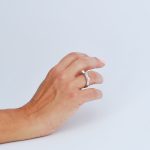Anillo Zig Zag-Corona de Plata de Ley - Imagen 5
