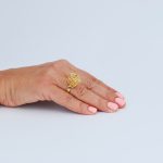 Anillo Ovillo de Plata de Ley Acabado Oro - Imagen 5