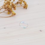 Anillo Hoja de Plata de Ley