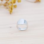 Anillo Orilla de Plata de Ley