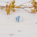 Anillo Orilla de Plata de Ley - Imagen 4